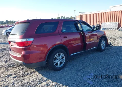 2013 Dodge Durango Sxt из США, поврежденный, VIN 1C4RDHAG2DC687783